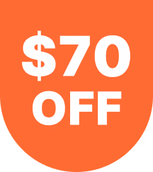 $70 off